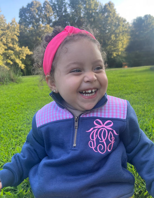 Kids Monogrammed Pullover