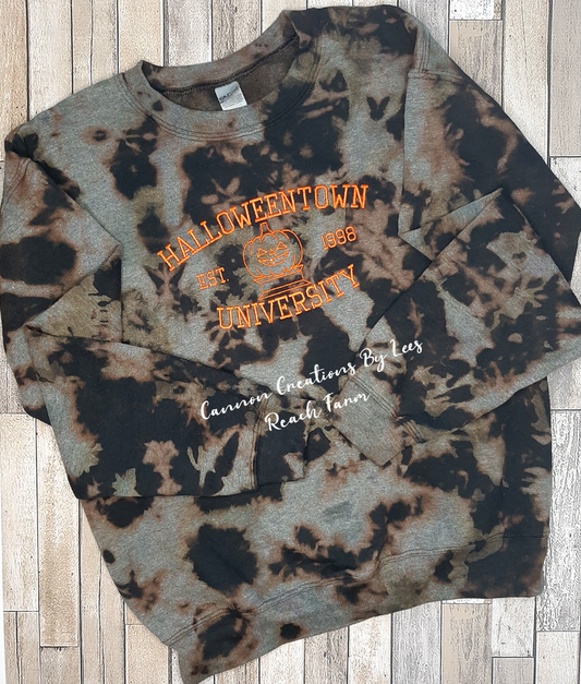 Bleached Town of Halloween Sweatshirt