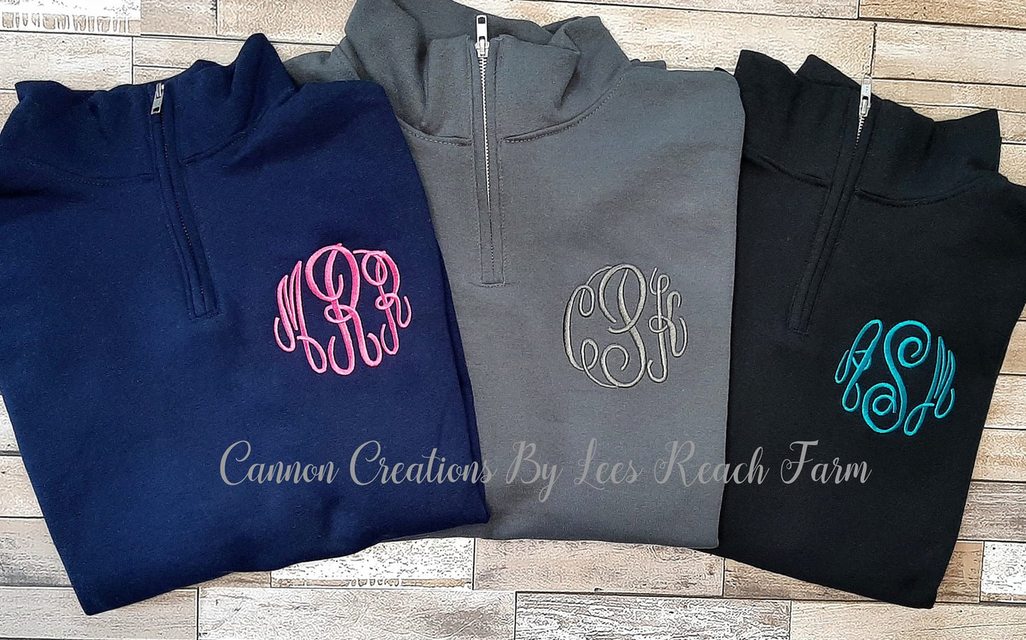 Monogrammed Pullover