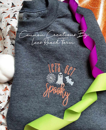 Let's Get Spooky Sweatshirt (Youth & adult sizes)