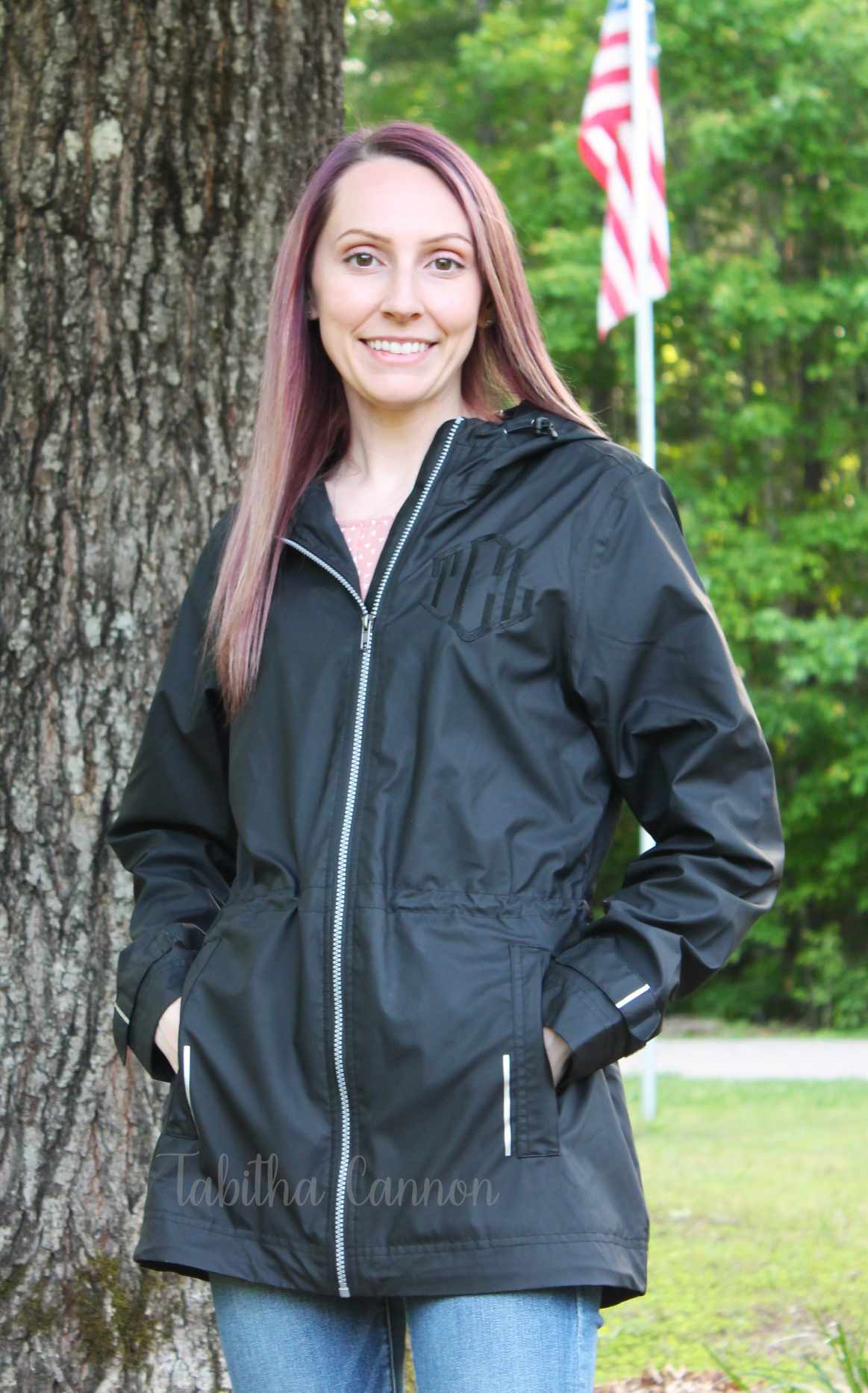 Woman's Monogram Rain Jacket