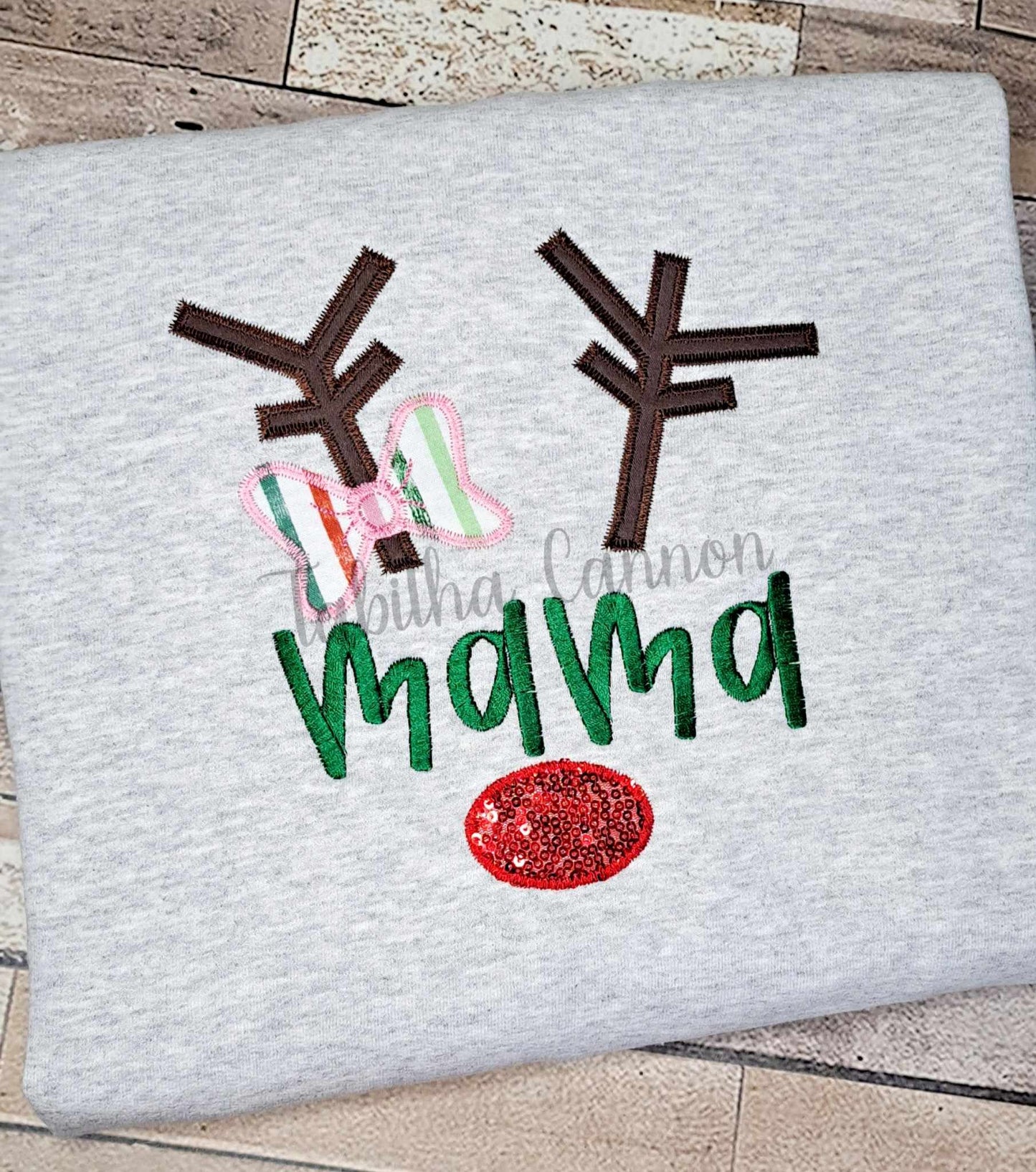 Reindeer Name Sweatshirt (Youth & adult sizes)