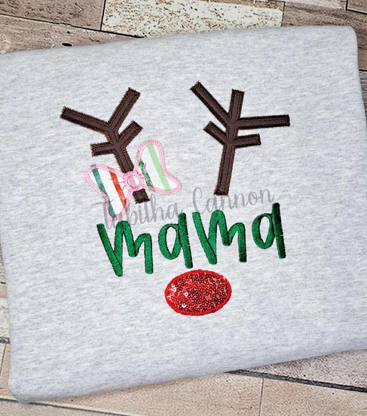 Reindeer Name Sweatshirt (Youth & adult sizes)