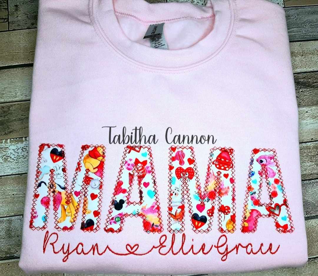 Valentine Name Sweatshirt