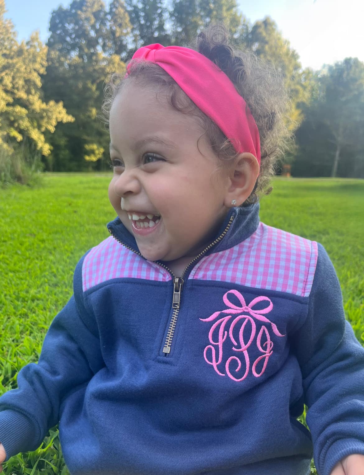 Kids Monogrammed Pullover